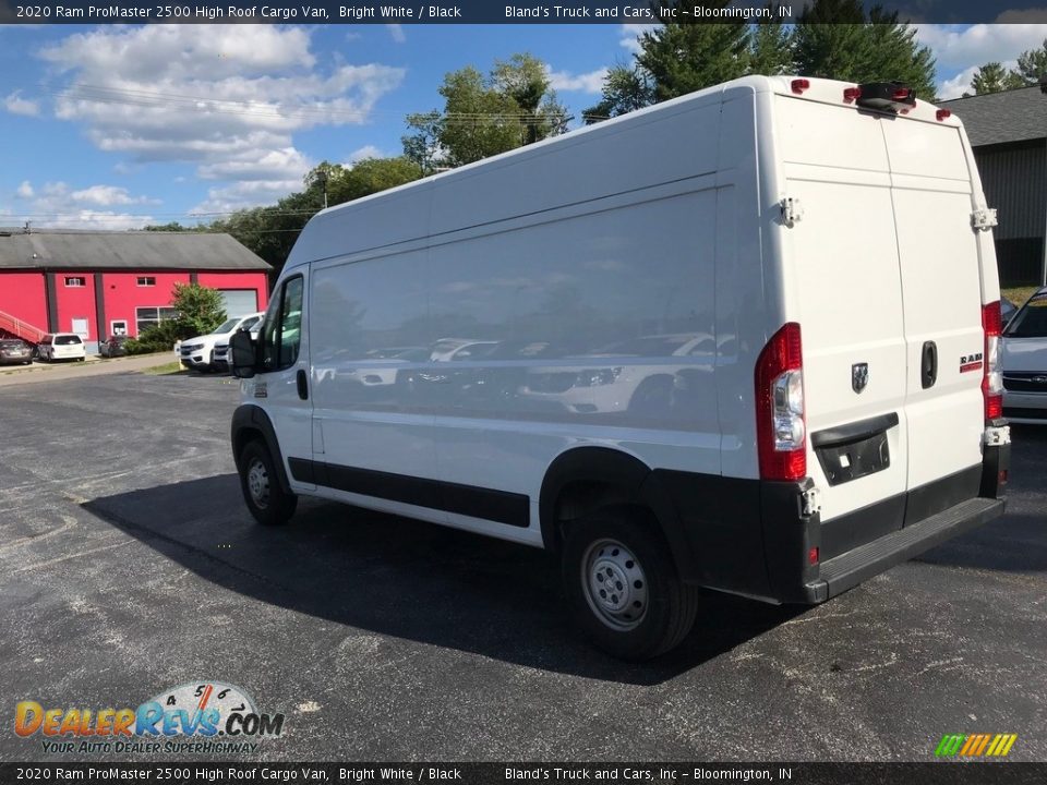 2020 Ram ProMaster 2500 High Roof Cargo Van Bright White / Black Photo #10