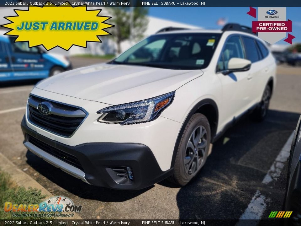 2022 Subaru Outback 2.5i Limited Crystal White Pearl / Warm Ivory Photo #1