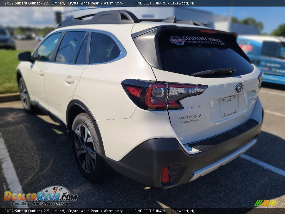 2022 Subaru Outback 2.5i Limited Crystal White Pearl / Warm Ivory Photo #3
