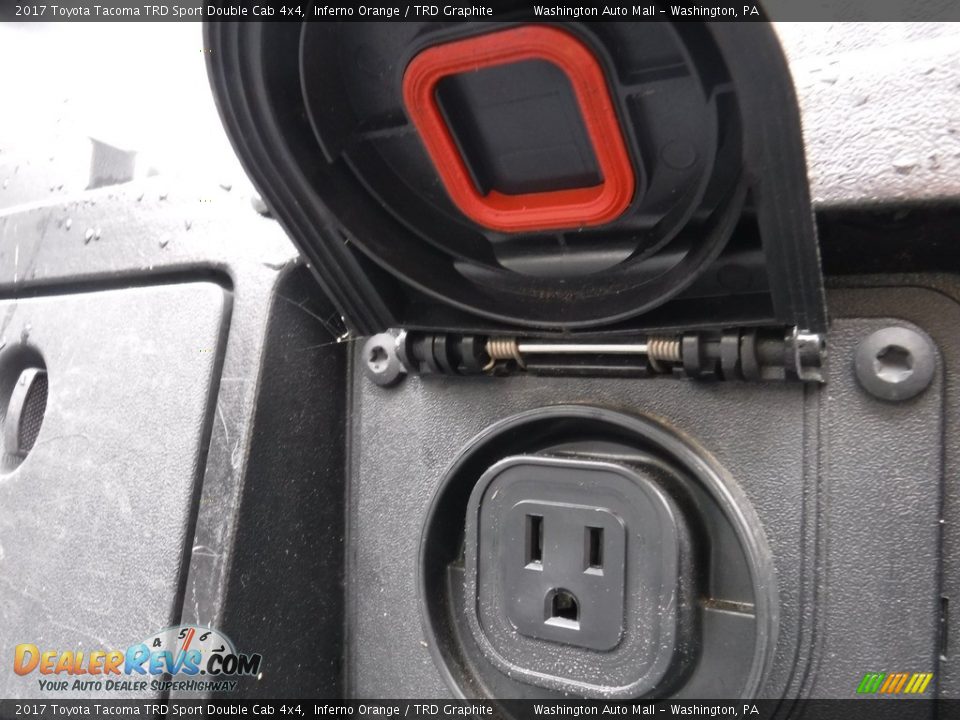 2017 Toyota Tacoma TRD Sport Double Cab 4x4 Inferno Orange / TRD Graphite Photo #20
