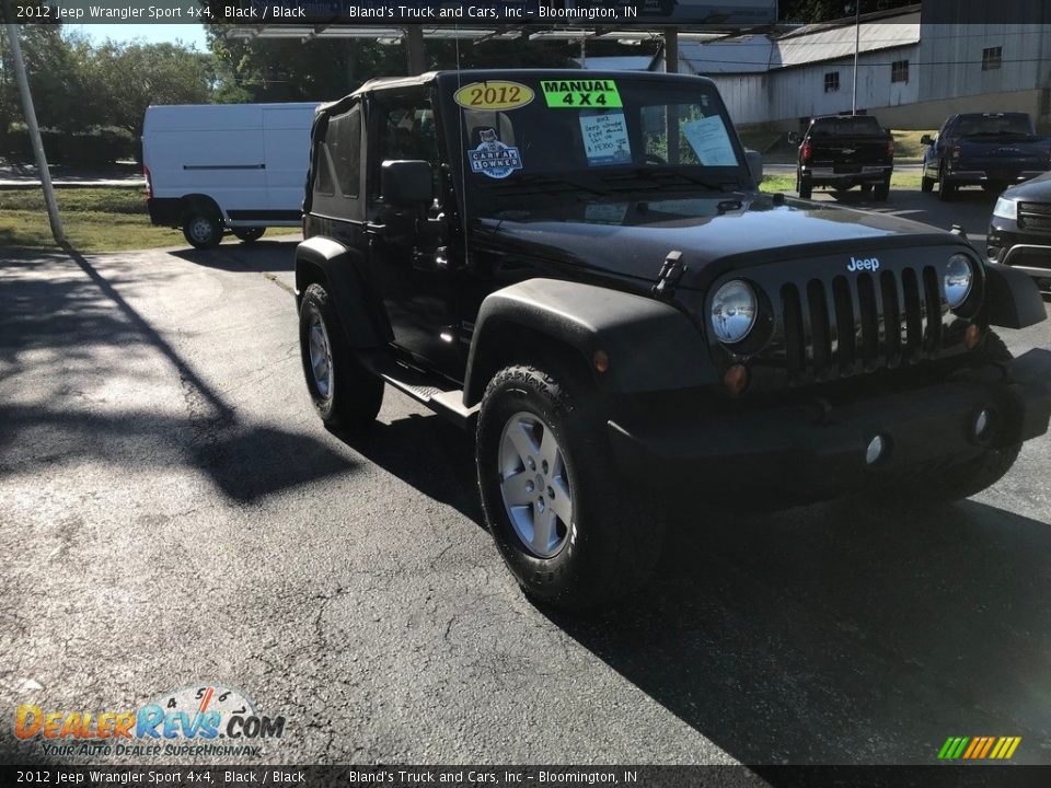 2012 Jeep Wrangler Sport 4x4 Black / Black Photo #4