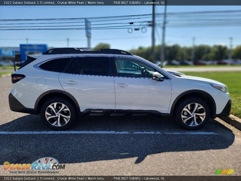 2022 Subaru Outback 2.5i Limited Crystal White Pearl / Warm Ivory Photo #6