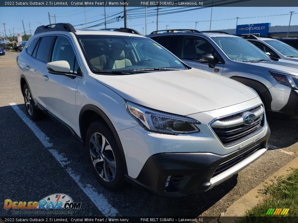 2022 Subaru Outback 2.5i Limited Crystal White Pearl / Warm Ivory Photo #7