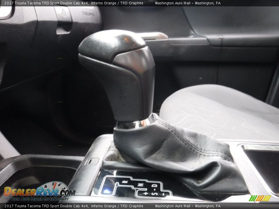 2017 Toyota Tacoma TRD Sport Double Cab 4x4 Inferno Orange / TRD Graphite Photo #25