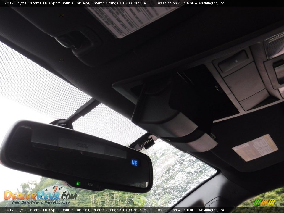 2017 Toyota Tacoma TRD Sport Double Cab 4x4 Inferno Orange / TRD Graphite Photo #26