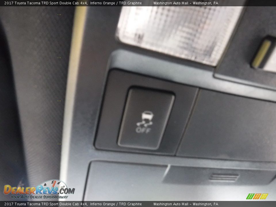 2017 Toyota Tacoma TRD Sport Double Cab 4x4 Inferno Orange / TRD Graphite Photo #27