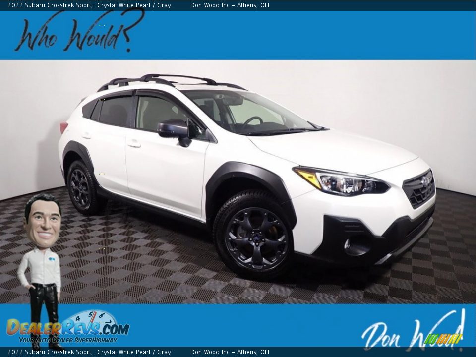 2022 Subaru Crosstrek Sport Crystal White Pearl / Gray Photo #1