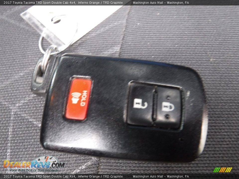 2017 Toyota Tacoma TRD Sport Double Cab 4x4 Inferno Orange / TRD Graphite Photo #30