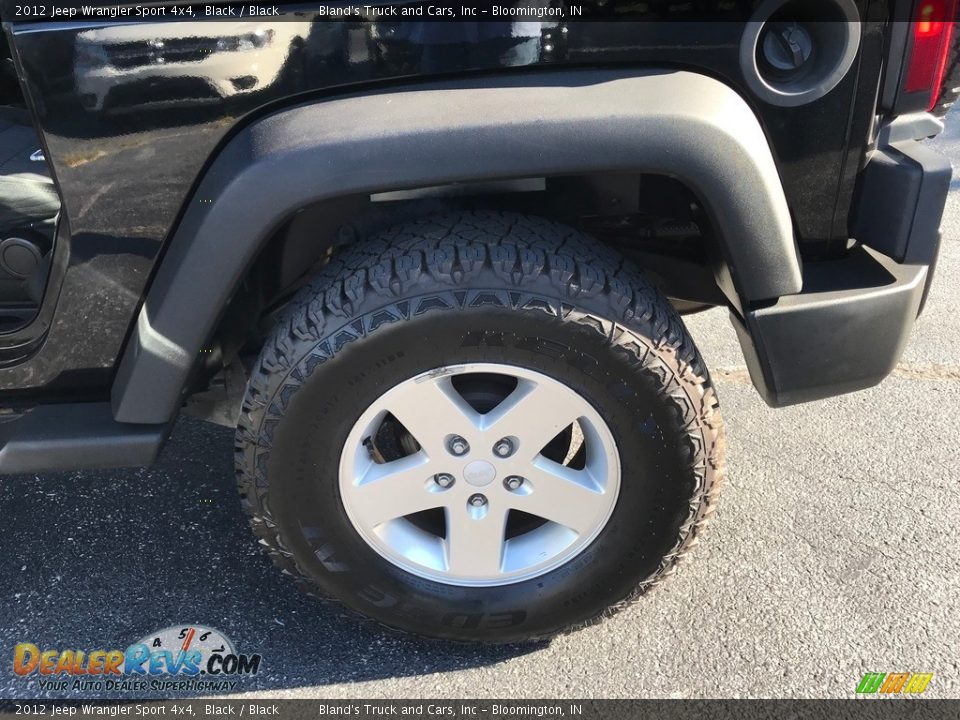 2012 Jeep Wrangler Sport 4x4 Black / Black Photo #27