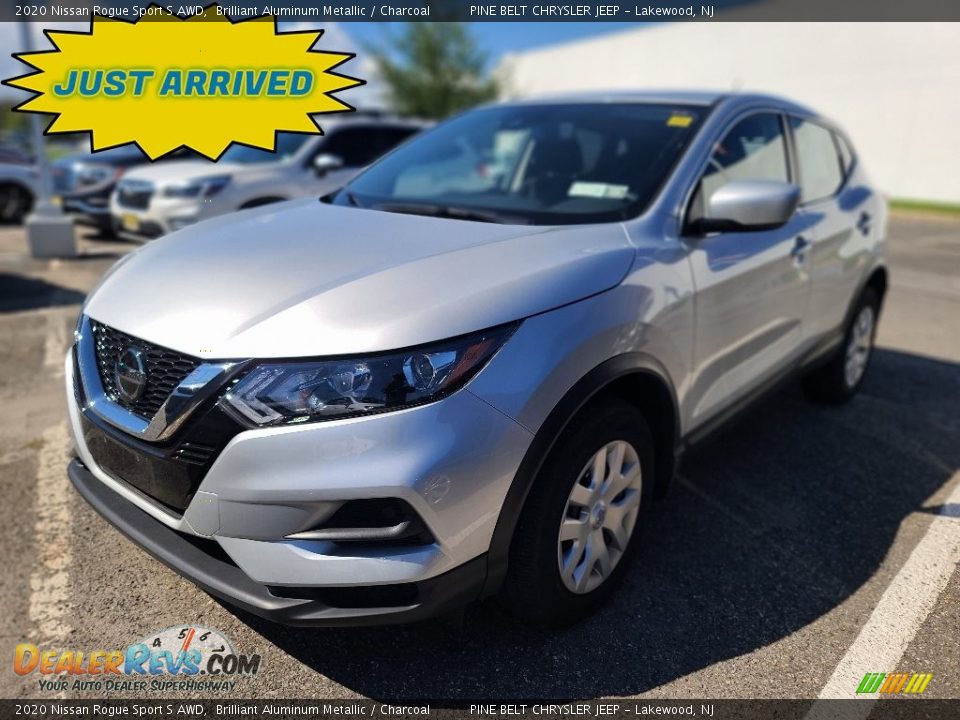 2020 Nissan Rogue Sport S AWD Brilliant Aluminum Metallic / Charcoal Photo #1