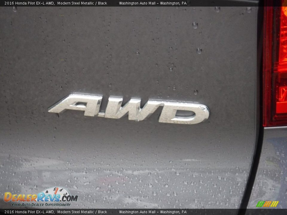 2016 Honda Pilot EX-L AWD Modern Steel Metallic / Black Photo #18