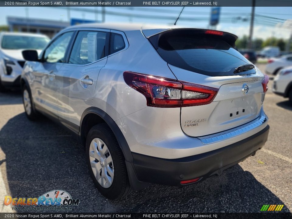 2020 Nissan Rogue Sport S AWD Brilliant Aluminum Metallic / Charcoal Photo #3