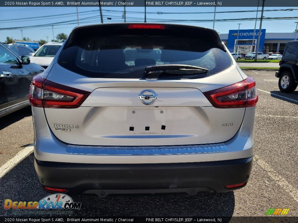 2020 Nissan Rogue Sport S AWD Brilliant Aluminum Metallic / Charcoal Photo #4