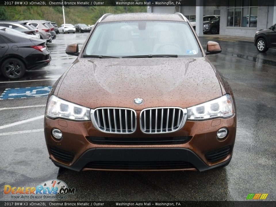 2017 BMW X3 xDrive28i Chestnut Bronze Metallic / Oyster Photo #6