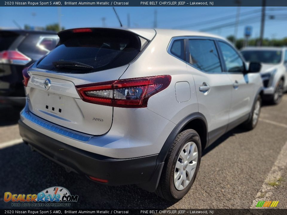 2020 Nissan Rogue Sport S AWD Brilliant Aluminum Metallic / Charcoal Photo #5