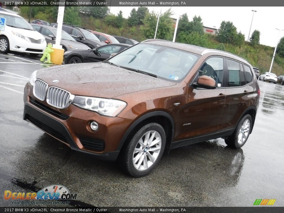 2017 BMW X3 xDrive28i Chestnut Bronze Metallic / Oyster Photo #7