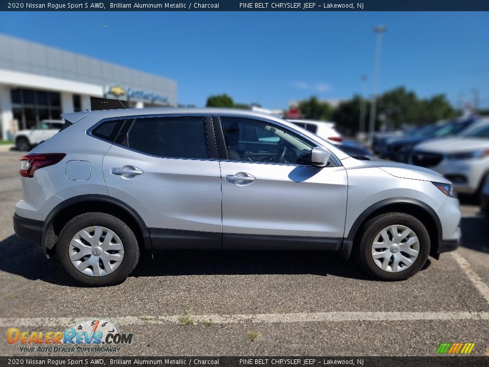 2020 Nissan Rogue Sport S AWD Brilliant Aluminum Metallic / Charcoal Photo #6