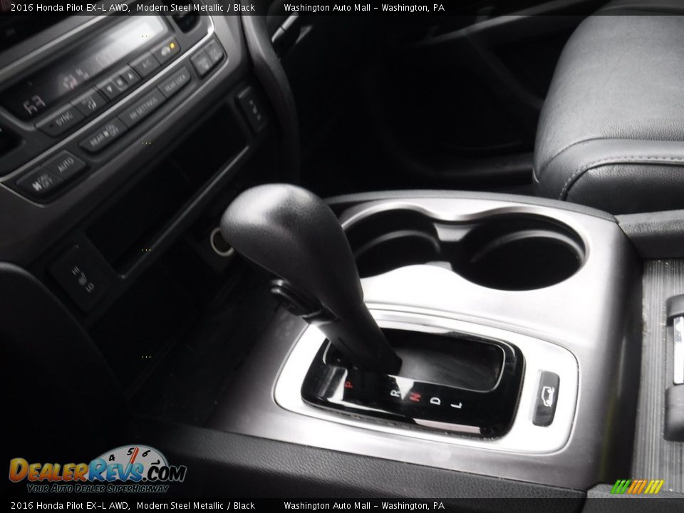 2016 Honda Pilot EX-L AWD Modern Steel Metallic / Black Photo #25