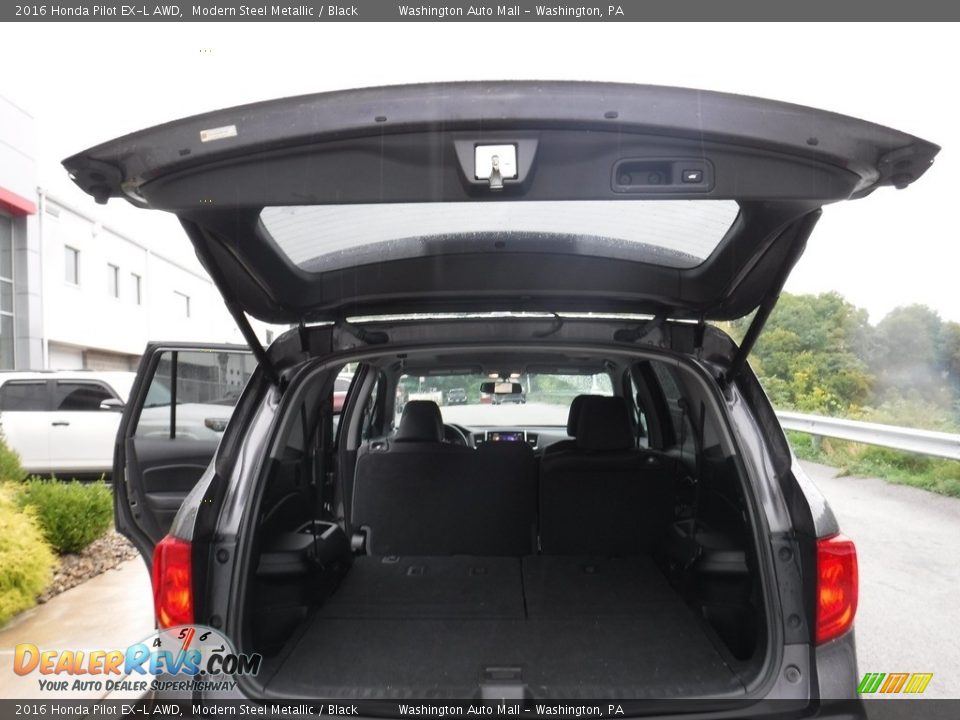 2016 Honda Pilot EX-L AWD Modern Steel Metallic / Black Photo #28