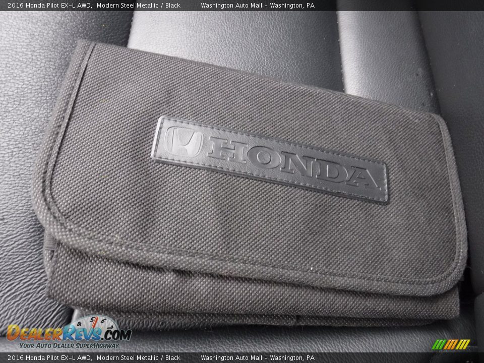 2016 Honda Pilot EX-L AWD Modern Steel Metallic / Black Photo #30