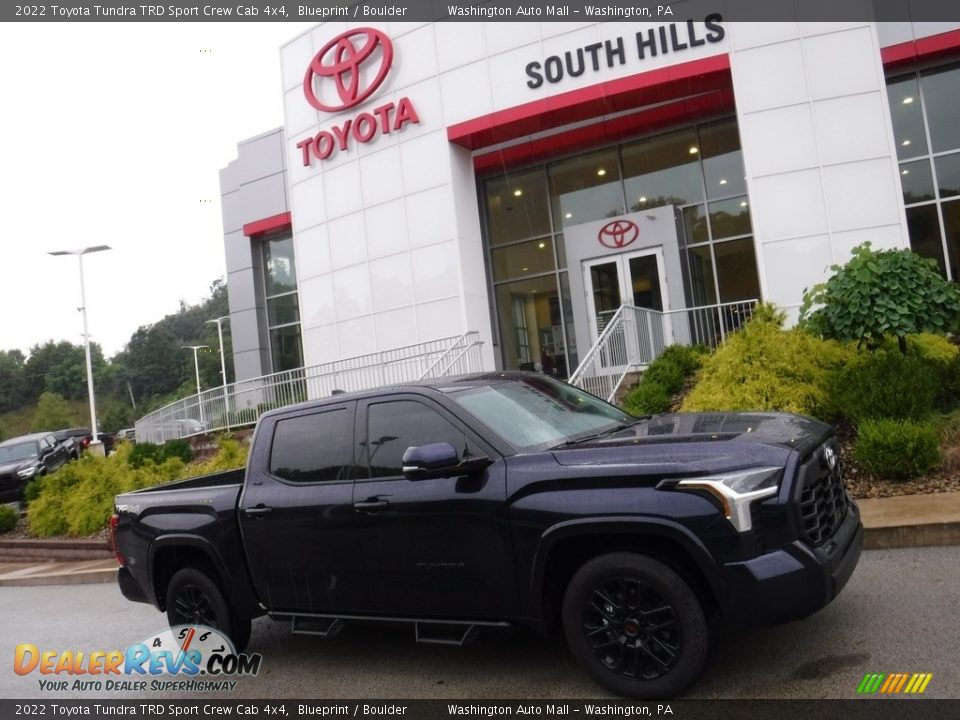 2022 Toyota Tundra TRD Sport Crew Cab 4x4 Blueprint / Boulder Photo #2