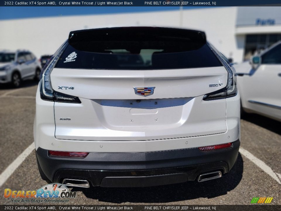 2022 Cadillac XT4 Sport AWD Crystal White Tricoat / Light Wheat/Jet Black Photo #5