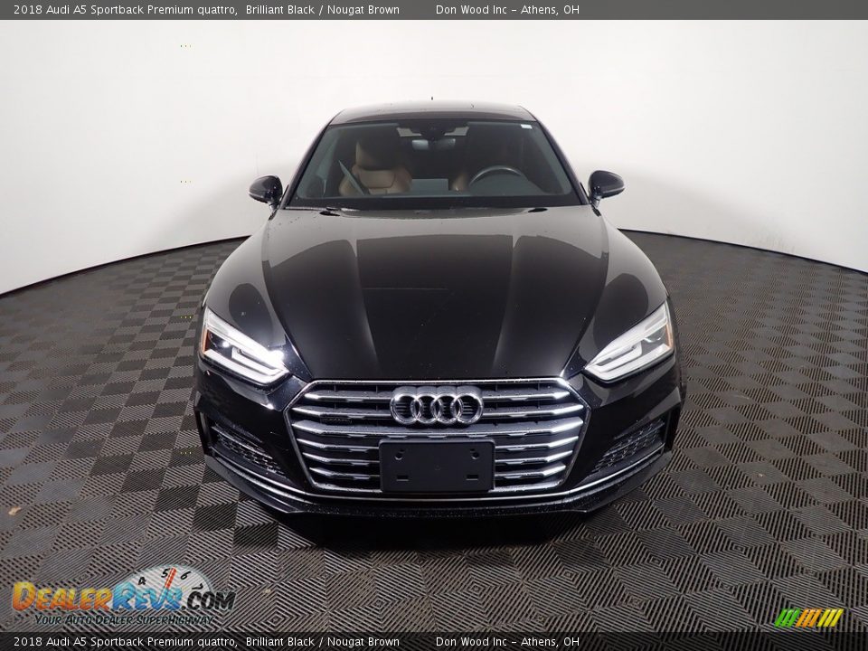 2018 Audi A5 Sportback Premium quattro Brilliant Black / Nougat Brown Photo #5