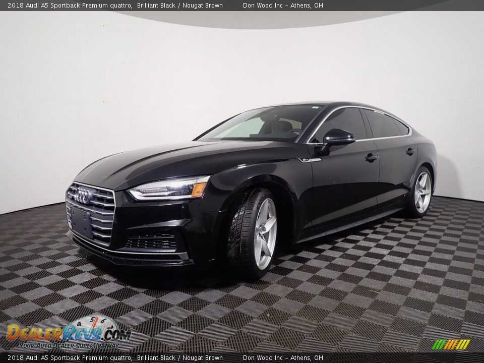 Brilliant Black 2018 Audi A5 Sportback Premium quattro Photo #8
