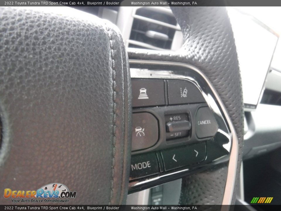 2022 Toyota Tundra TRD Sport Crew Cab 4x4 Steering Wheel Photo #11