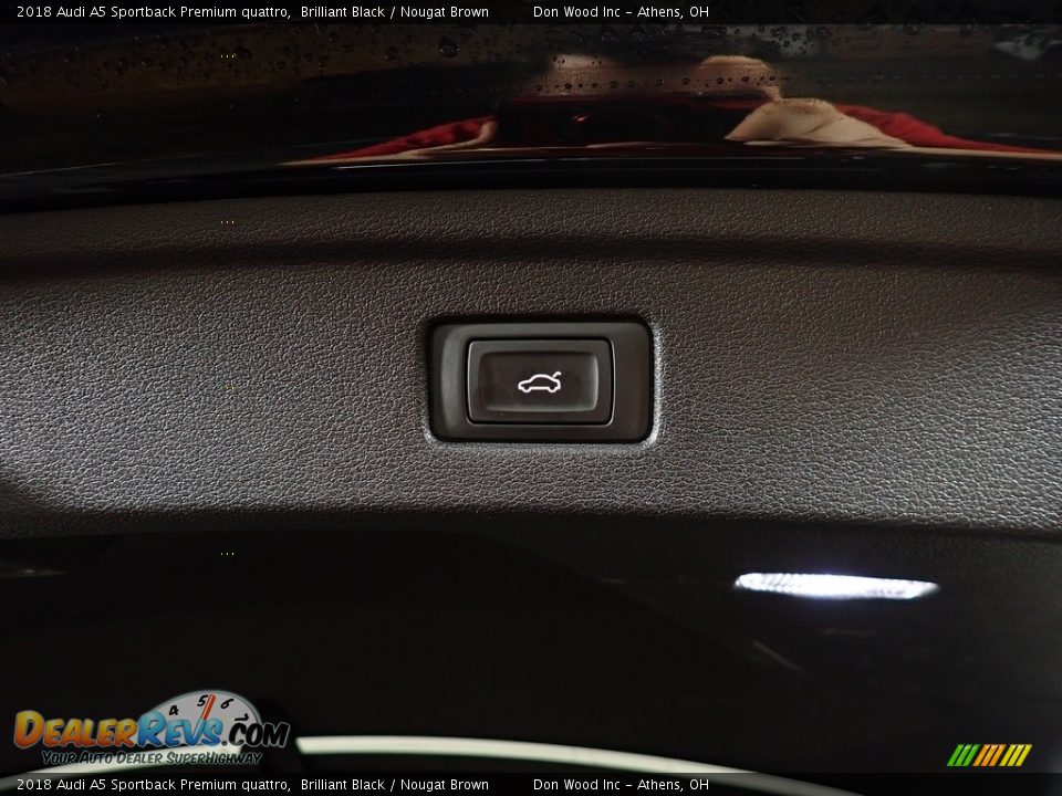 2018 Audi A5 Sportback Premium quattro Brilliant Black / Nougat Brown Photo #14