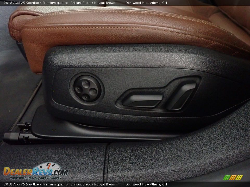 2018 Audi A5 Sportback Premium quattro Brilliant Black / Nougat Brown Photo #21
