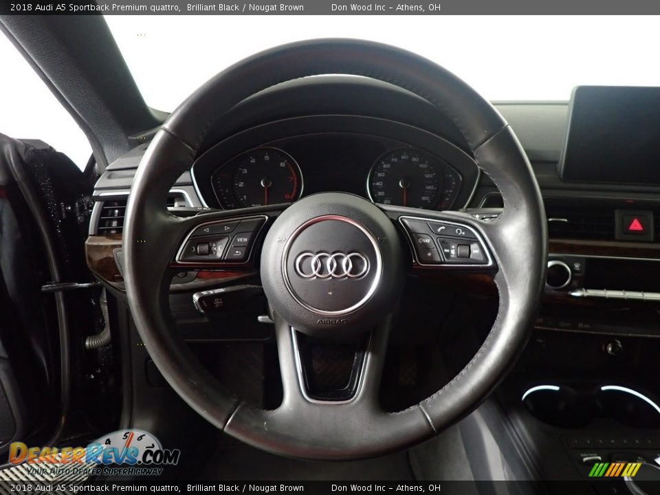 2018 Audi A5 Sportback Premium quattro Steering Wheel Photo #25