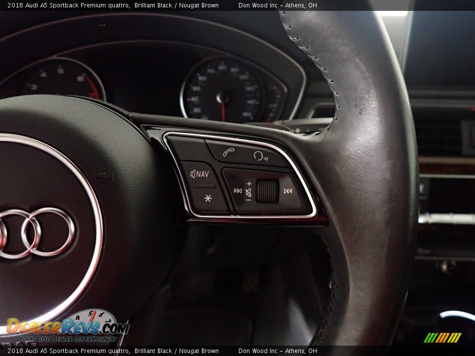 2018 Audi A5 Sportback Premium quattro Steering Wheel Photo #28