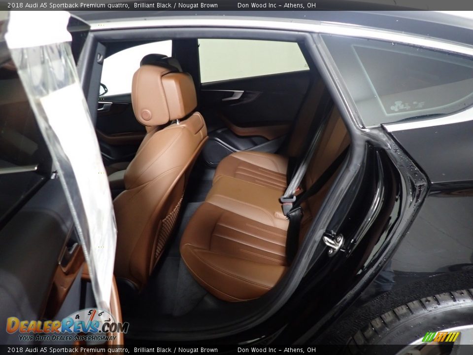 Rear Seat of 2018 Audi A5 Sportback Premium quattro Photo #32