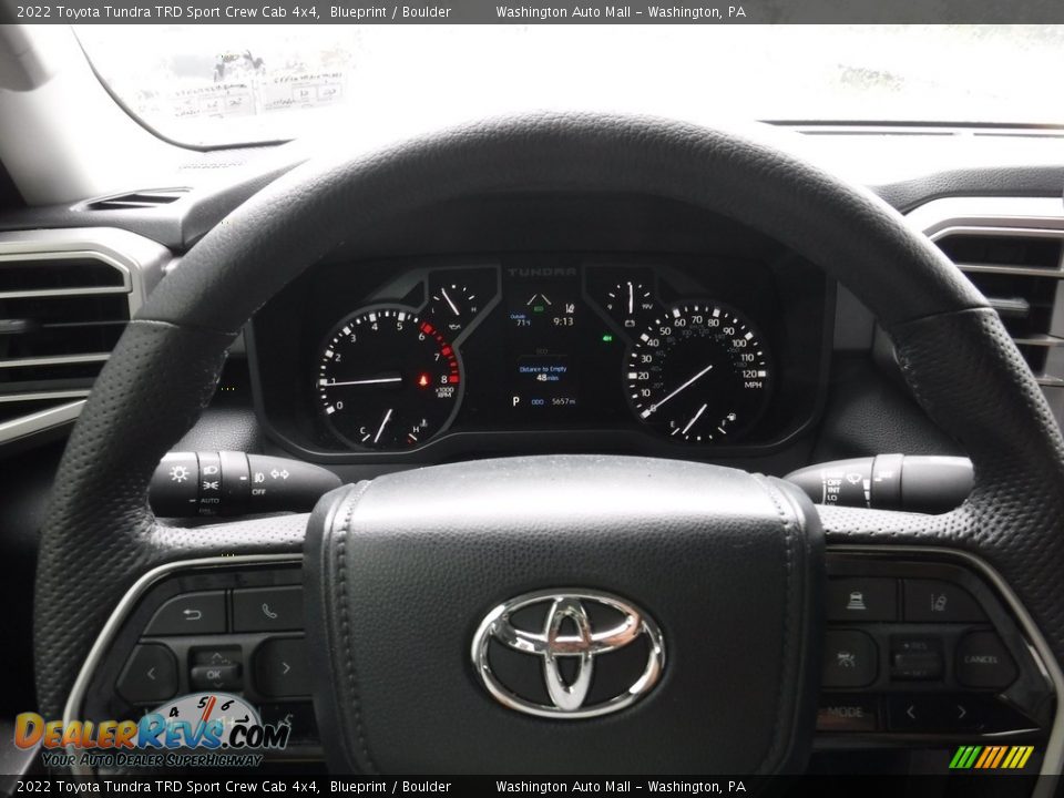 2022 Toyota Tundra TRD Sport Crew Cab 4x4 Steering Wheel Photo #30