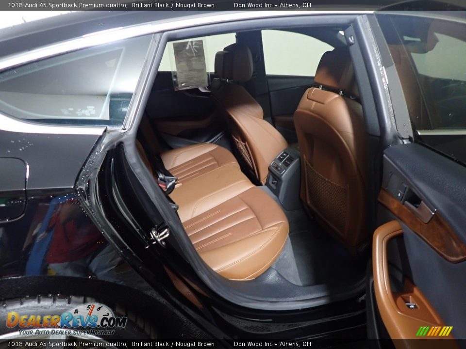 Rear Seat of 2018 Audi A5 Sportback Premium quattro Photo #34