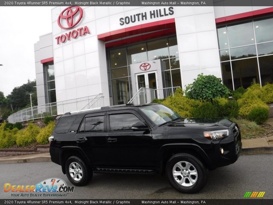 2020 Toyota 4Runner SR5 Premium 4x4 Midnight Black Metallic / Graphite Photo #2