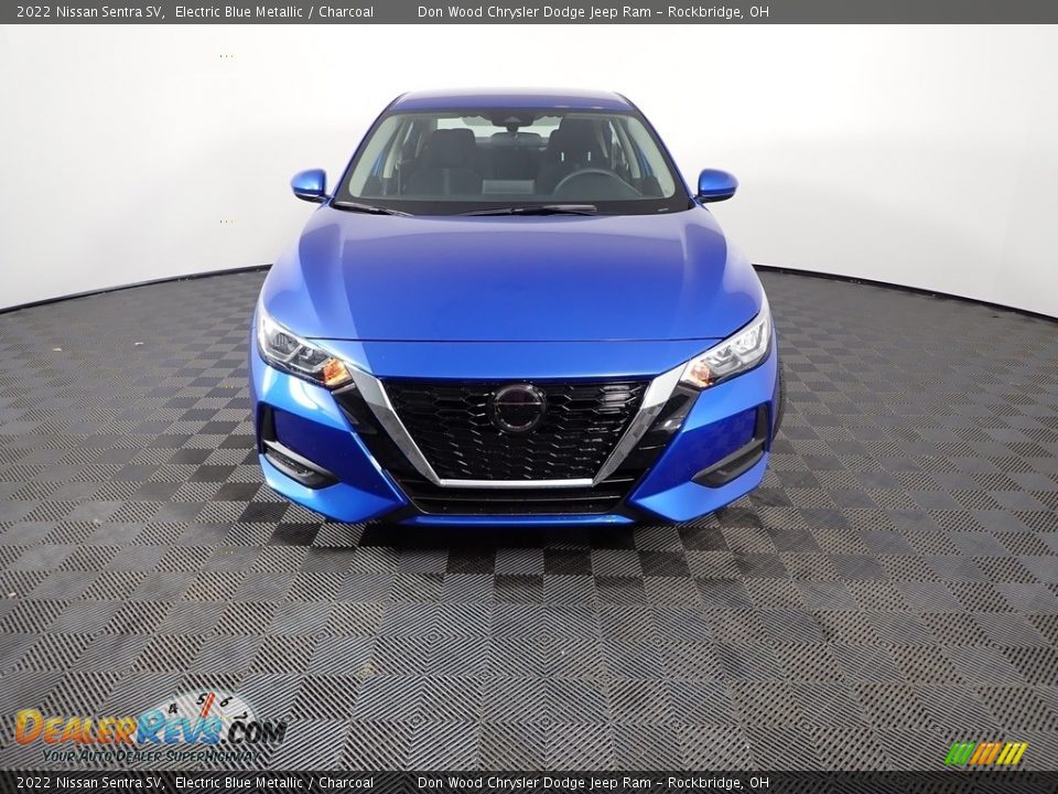 2022 Nissan Sentra SV Electric Blue Metallic / Charcoal Photo #4