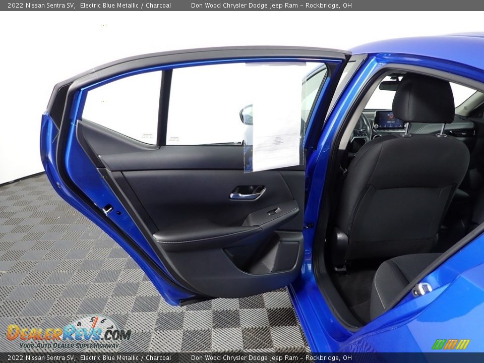 2022 Nissan Sentra SV Electric Blue Metallic / Charcoal Photo #24