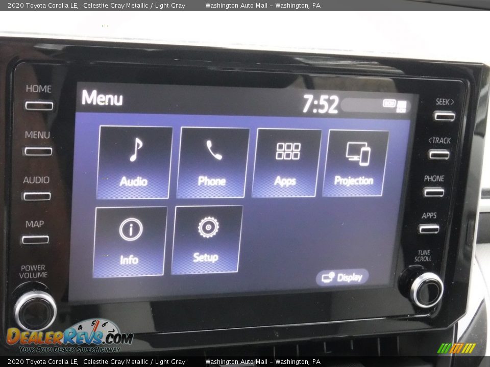 2020 Toyota Corolla LE Celestite Gray Metallic / Light Gray Photo #6