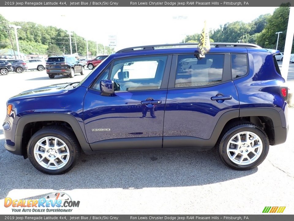 2019 Jeep Renegade Latitude 4x4 Jetset Blue / Black/Ski Grey Photo #2