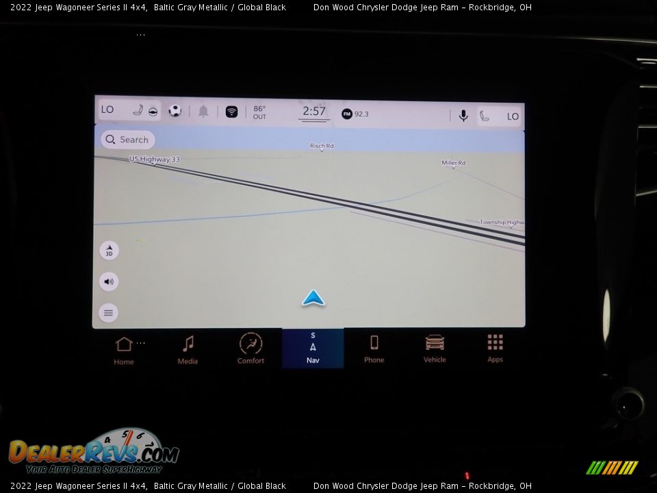 2022 Jeep Wagoneer Series II 4x4 Baltic Gray Metallic / Global Black Photo #3