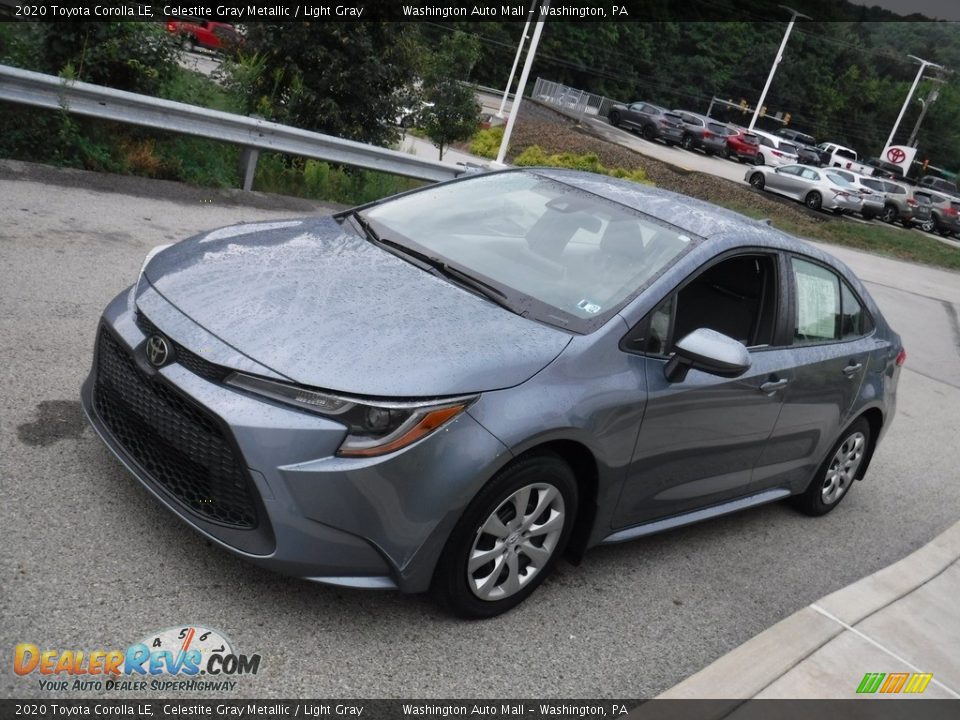 2020 Toyota Corolla LE Celestite Gray Metallic / Light Gray Photo #12