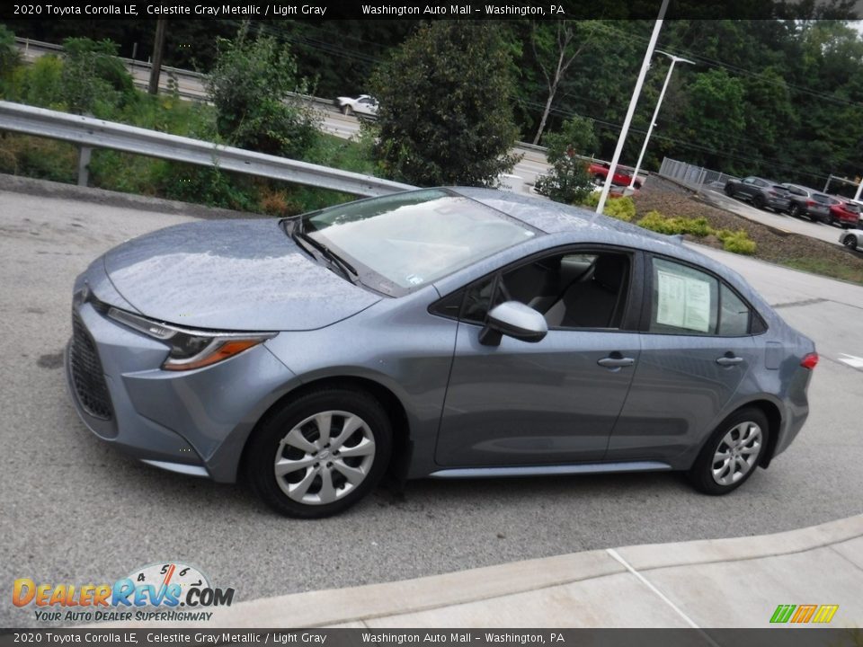 2020 Toyota Corolla LE Celestite Gray Metallic / Light Gray Photo #13
