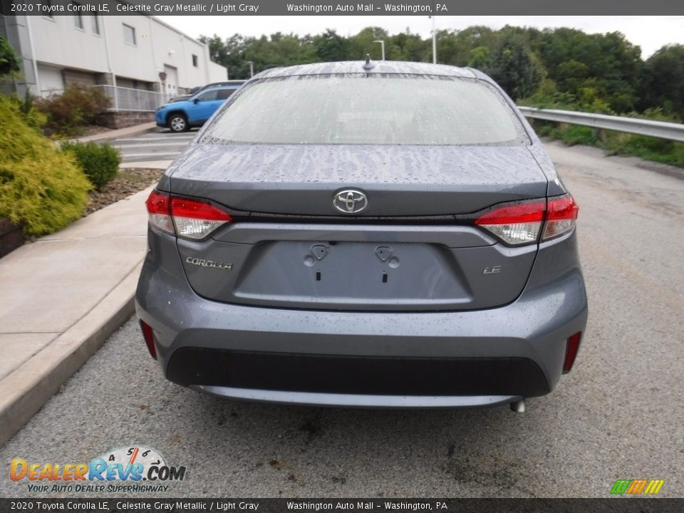 2020 Toyota Corolla LE Celestite Gray Metallic / Light Gray Photo #14