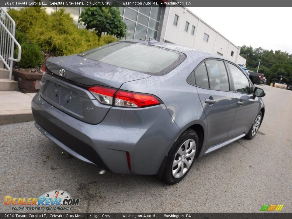 2020 Toyota Corolla LE Celestite Gray Metallic / Light Gray Photo #15
