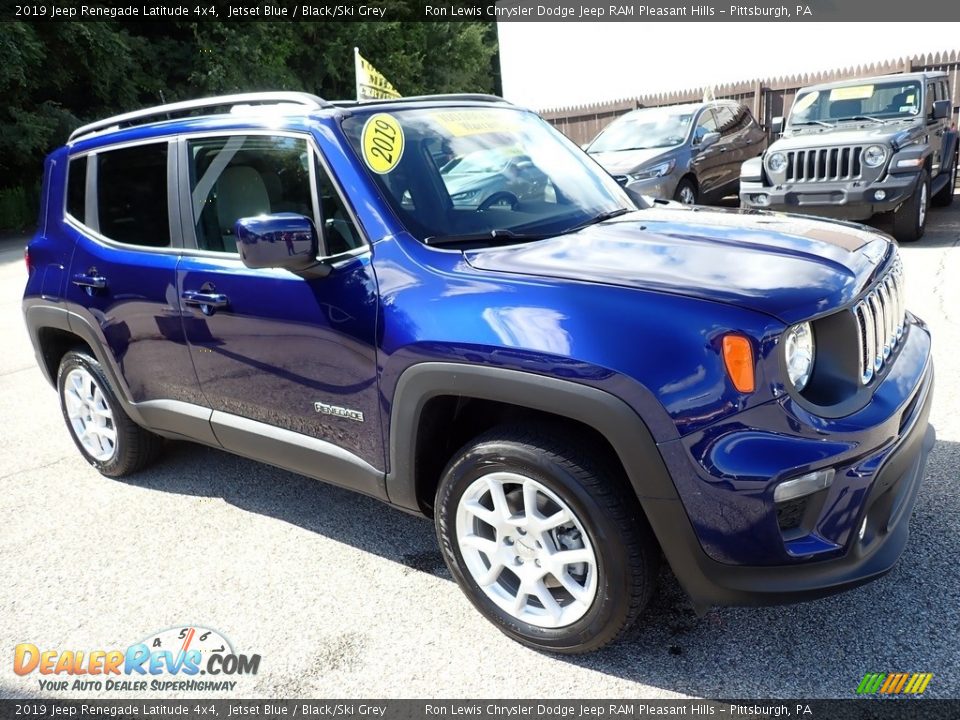 2019 Jeep Renegade Latitude 4x4 Jetset Blue / Black/Ski Grey Photo #8