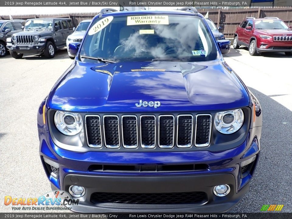 2019 Jeep Renegade Latitude 4x4 Jetset Blue / Black/Ski Grey Photo #9