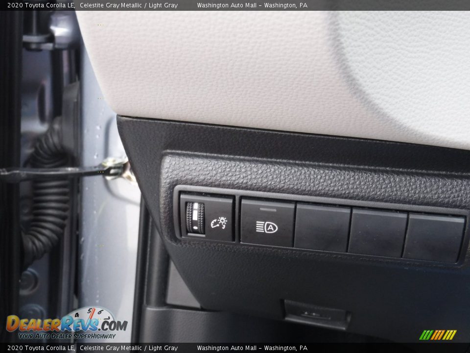 2020 Toyota Corolla LE Celestite Gray Metallic / Light Gray Photo #20