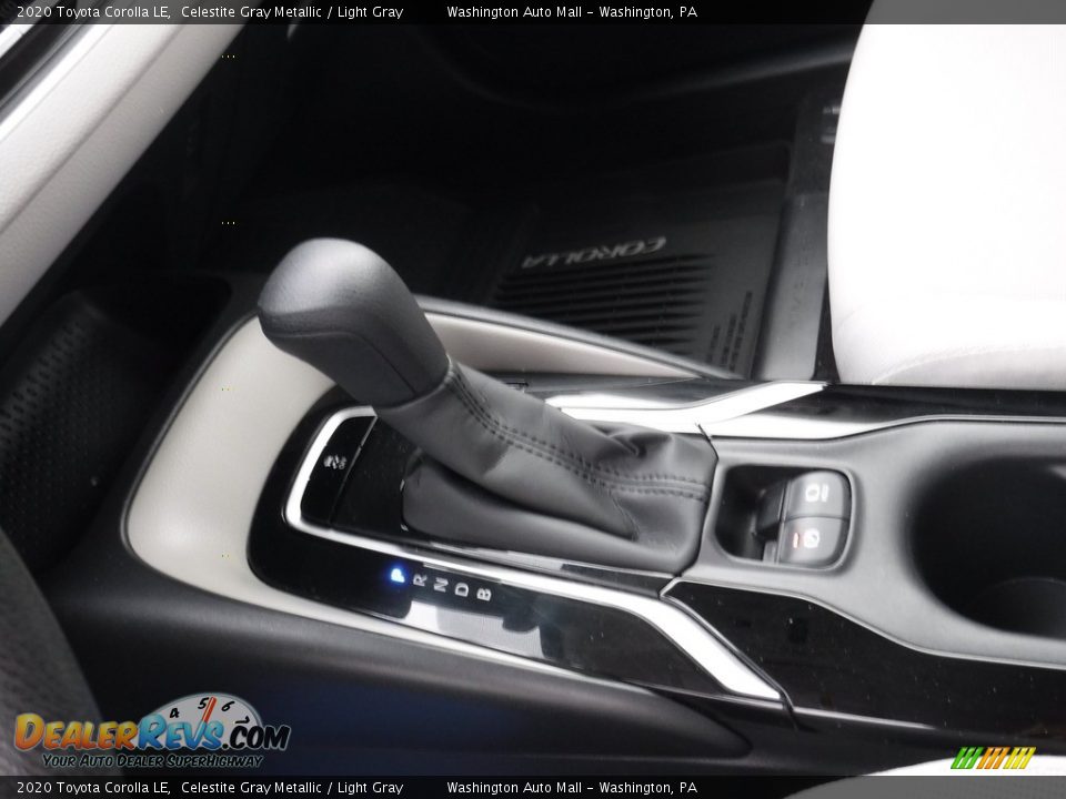2020 Toyota Corolla LE Celestite Gray Metallic / Light Gray Photo #21